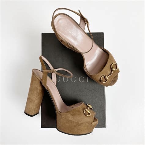 gucci platform heels dupe|gucci claudie heels.